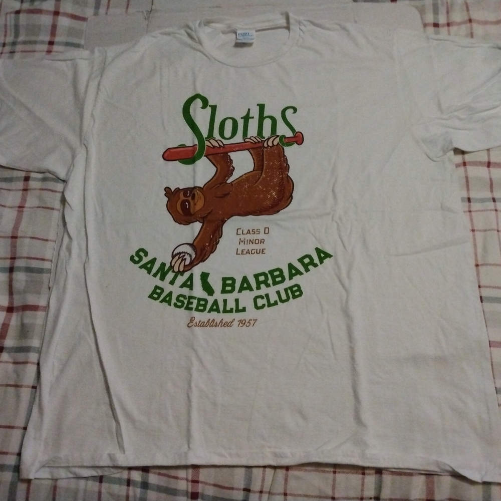 Santa Barbara Sloths MiLB Shirt XXL